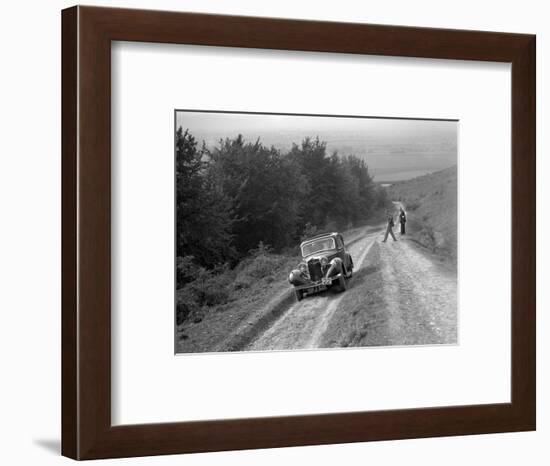 1936 Talbot 10 1185 cc competing in a Talbot CC trial-Bill Brunell-Framed Photographic Print