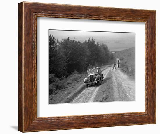 1936 Talbot 10 1185 cc competing in a Talbot CC trial-Bill Brunell-Framed Photographic Print