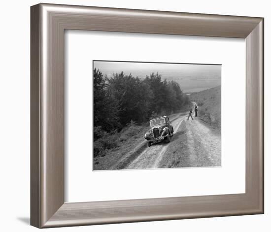 1936 Talbot 10 1185 cc competing in a Talbot CC trial-Bill Brunell-Framed Photographic Print