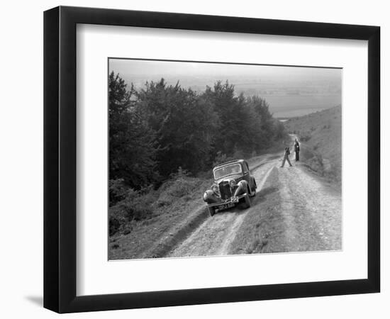 1936 Talbot 10 1185 cc competing in a Talbot CC trial-Bill Brunell-Framed Photographic Print