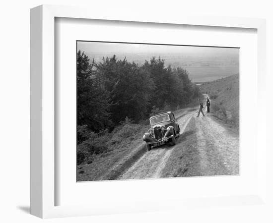 1936 Talbot 10 1185 cc competing in a Talbot CC trial-Bill Brunell-Framed Photographic Print