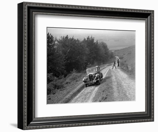 1936 Talbot 10 1185 cc competing in a Talbot CC trial-Bill Brunell-Framed Photographic Print