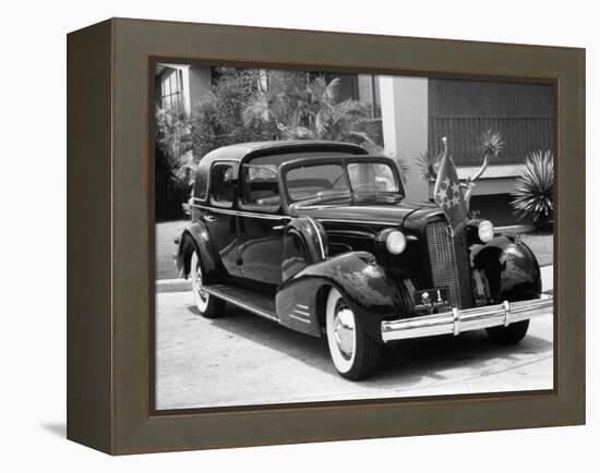 1937 Cadillac V12 Car Built for President Quezon of the Philippines, (C1937)-null-Framed Premier Image Canvas