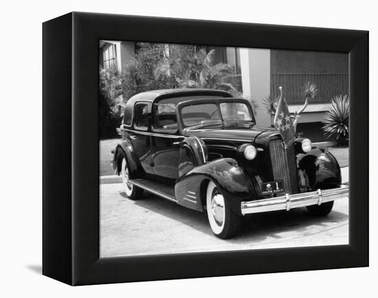 1937 Cadillac V12 Car Built for President Quezon of the Philippines, (C1937)-null-Framed Premier Image Canvas