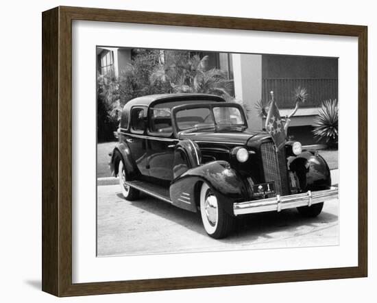 1937 Cadillac V12 Car Built for President Quezon of the Philippines, (C1937)-null-Framed Photographic Print