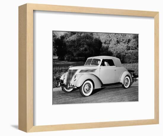 1937 Ford V8 model 78 lub Cabriolet, (1937?)-Unknown-Framed Photographic Print