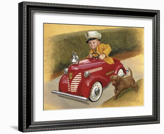 1937 Garton Ford Fire Chief-David Lindsley-Framed Giclee Print