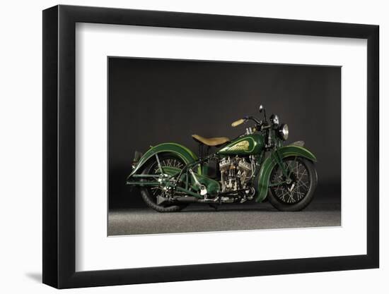 1937 Indian Sport Scout-S. Clay-Framed Photographic Print