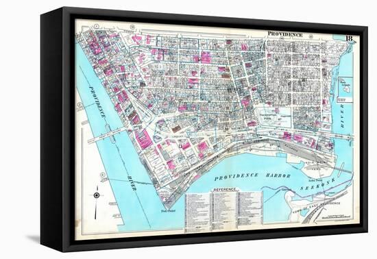 1937, Providence Plate 018, Rhode Island, United States-null-Framed Premier Image Canvas