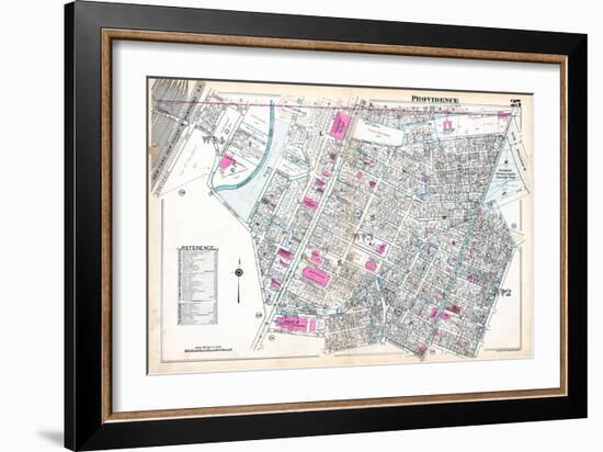 1937, Providence Plate 025, Rhode Island, United States-null-Framed Giclee Print