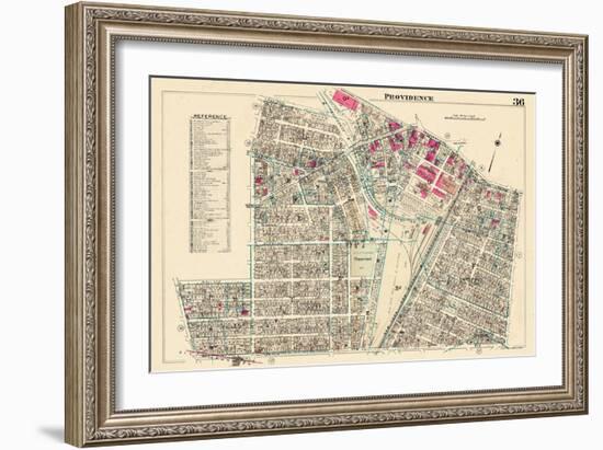 1937, Providence Plate 036, Rhode Island, United States-null-Framed Giclee Print