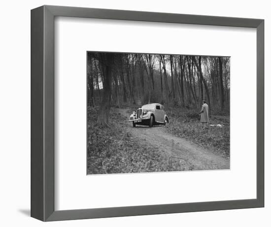 1937 Standard Twelve at the Standard Car Owners Club Southern Counties Trial, 1938-Bill Brunell-Framed Photographic Print