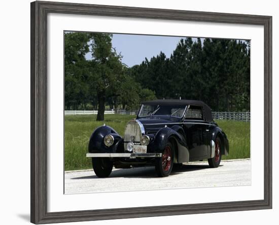 1938 Bugatti 57 Cabriolet-null-Framed Photographic Print