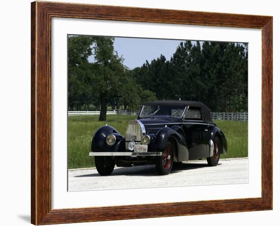 1938 Bugatti 57 Cabriolet-null-Framed Photographic Print