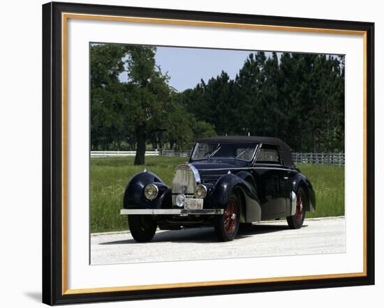 1938 Bugatti 57 Cabriolet-null-Framed Photographic Print