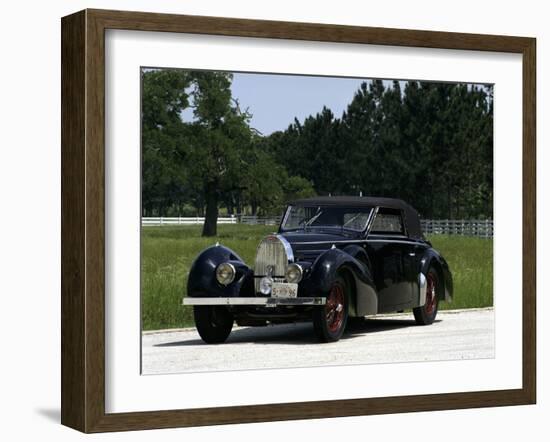 1938 Bugatti 57 Cabriolet-null-Framed Photographic Print