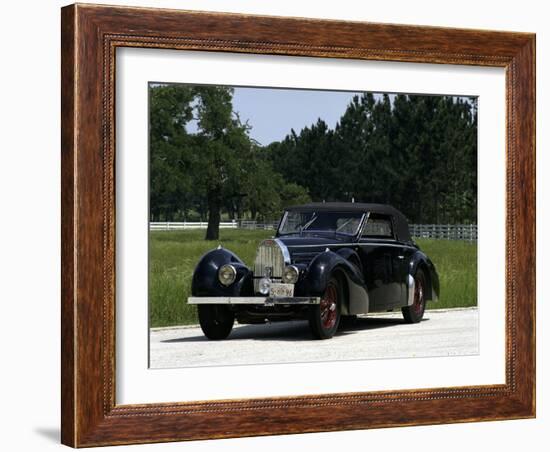 1938 Bugatti 57 Cabriolet-null-Framed Photographic Print