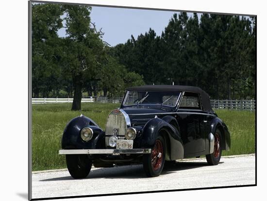 1938 Bugatti 57 Cabriolet-null-Mounted Photographic Print