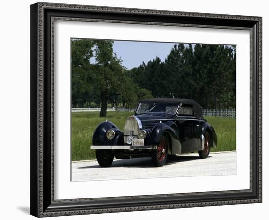 1938 Bugatti 57 Cabriolet-null-Framed Photographic Print