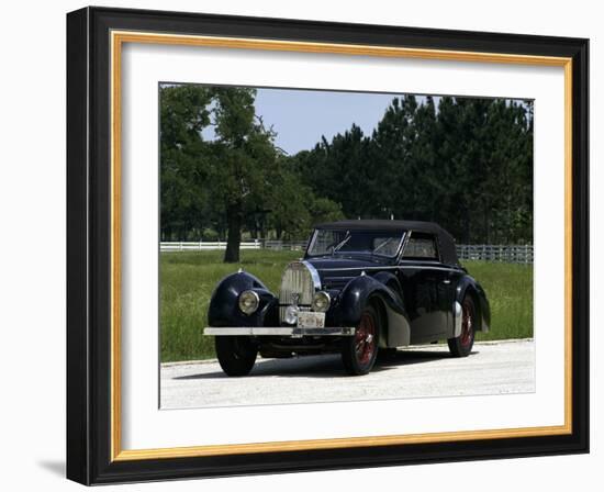 1938 Bugatti 57 Cabriolet-null-Framed Photographic Print