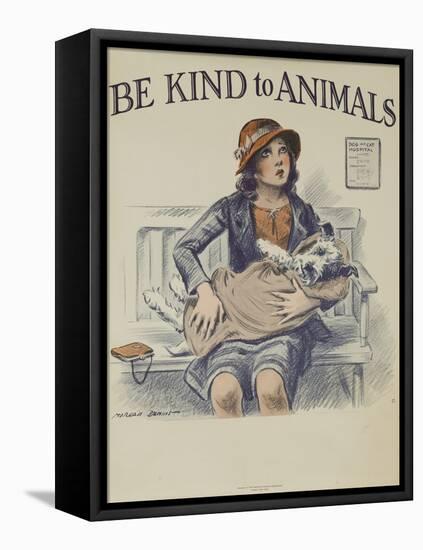 1939 Be Kind to Animals, American Civics Poster, Veterinary Office-null-Framed Premier Image Canvas