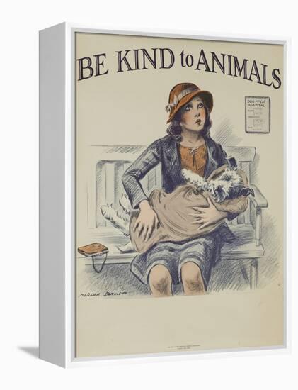 1939 Be Kind to Animals, American Civics Poster, Veterinary Office-null-Framed Premier Image Canvas