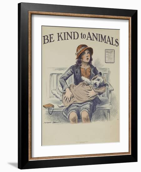 1939 Be Kind to Animals, American Civics Poster, Veterinary Office-null-Framed Giclee Print