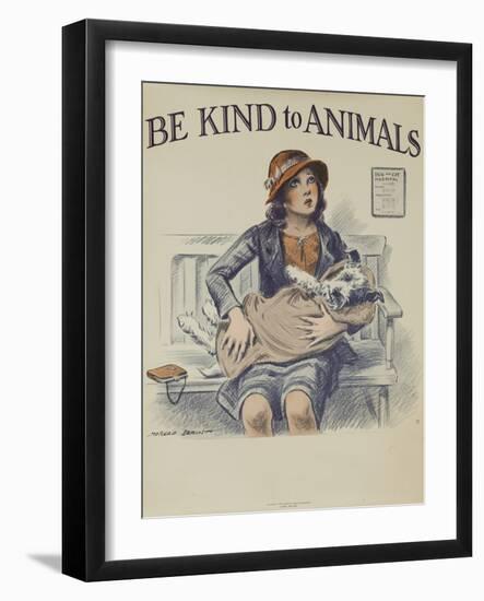 1939 Be Kind to Animals, American Civics Poster, Veterinary Office-null-Framed Giclee Print