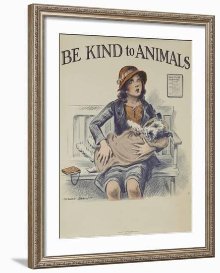 1939 Be Kind to Animals, American Civics Poster, Veterinary Office-null-Framed Giclee Print