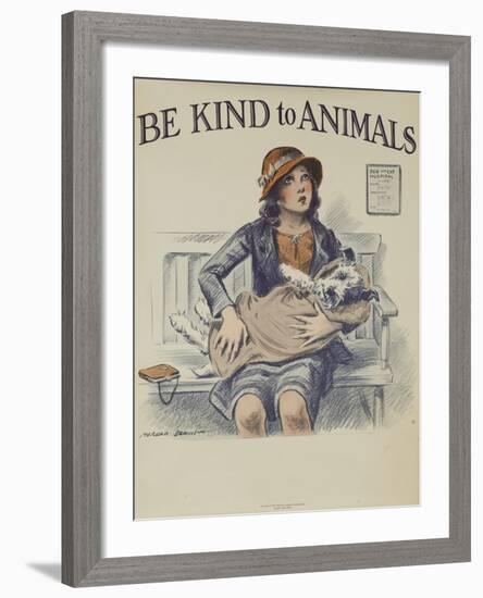 1939 Be Kind to Animals, American Civics Poster, Veterinary Office-null-Framed Giclee Print