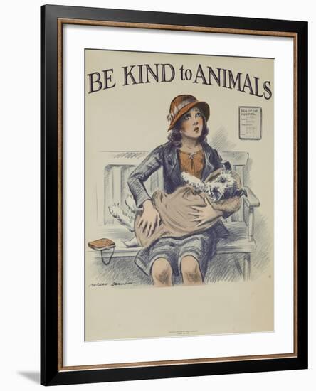 1939 Be Kind to Animals, American Civics Poster, Veterinary Office-null-Framed Giclee Print