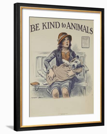 1939 Be Kind to Animals, American Civics Poster, Veterinary Office-null-Framed Giclee Print