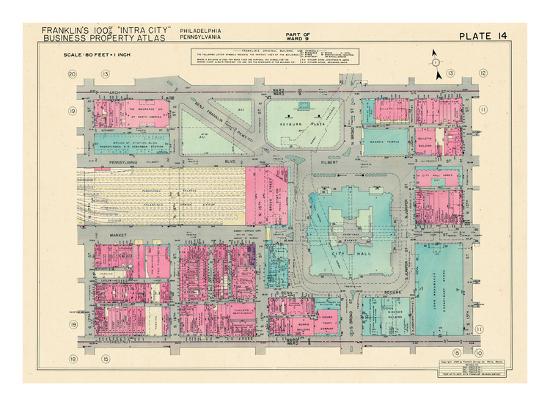 1939 City Hall Philadelphia Pennsylvania United States Giclee Print Art Com