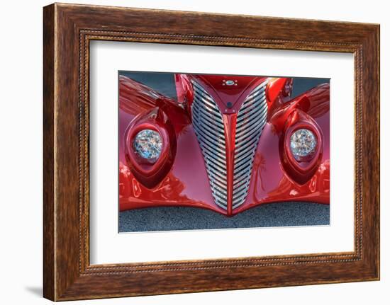 1939 Ford classic car front end-Lisa Engelbrecht-Framed Photographic Print