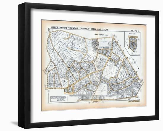1939, Wynnewood - Lower Merion Township, Pennsylvania, United States-null-Framed Giclee Print