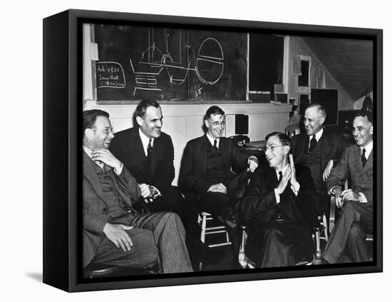 1940 Meeting of Nuclear Physicists at the Radiation Laboratory at the University of California-null-Framed Stretched Canvas