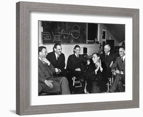 1940 Meeting of Nuclear Physicists at the Radiation Laboratory at the University of California-null-Framed Photo