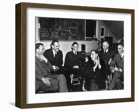 1940 Meeting of Nuclear Physicists at the Radiation Laboratory at the University of California-null-Framed Photo