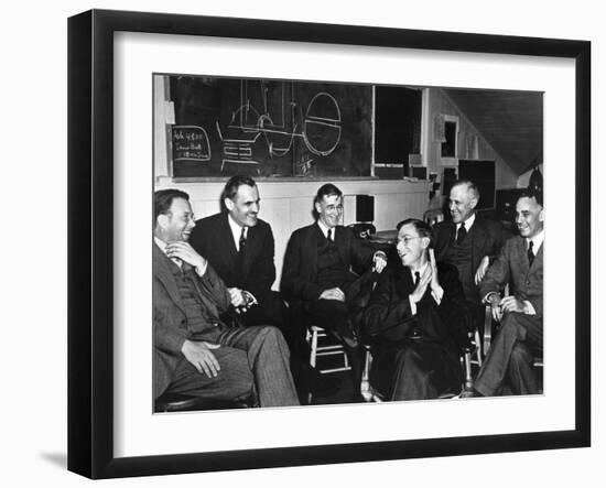 1940 Meeting of Nuclear Physicists at the Radiation Laboratory at the University of California-null-Framed Photo