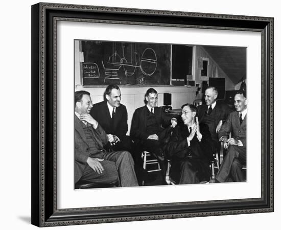 1940 Meeting of Nuclear Physicists at the Radiation Laboratory at the University of California-null-Framed Photo