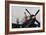 1940's Style Navy Pin-Up Girl Sitting on a Vintage Corsair Fighter Plane-null-Framed Photographic Print