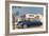 1940s Blue Sedan Automobile-null-Framed Art Print