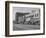 1940s Kansas Street Shopping District Cars Shops Storefronts Topeka Kansas-null-Framed Photographic Print