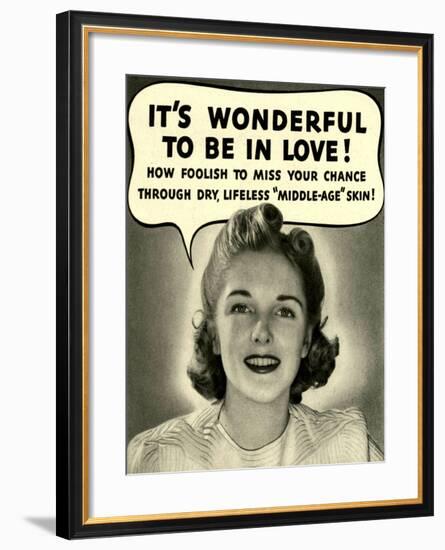 1940s UK Palmolive Magazine Advertisement (detail)-null-Framed Giclee Print