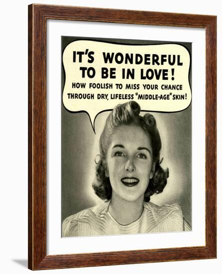 1940s UK Palmolive Magazine Advertisement (detail)-null-Framed Giclee Print