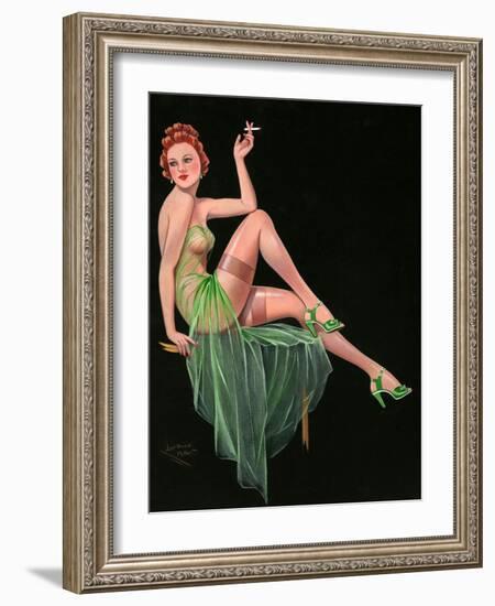 1940s UK Pin-Ups Poster-null-Framed Giclee Print