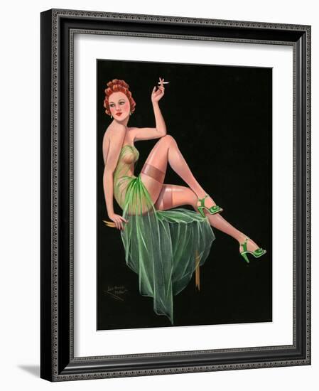 1940s UK Pin-Ups Poster-null-Framed Giclee Print