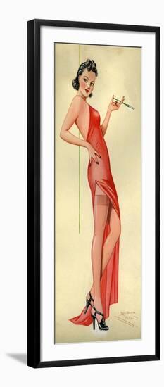 1940s UK Pin-Ups Poster-null-Framed Giclee Print