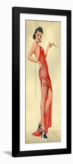 1940s UK Pin-Ups Poster-null-Framed Giclee Print