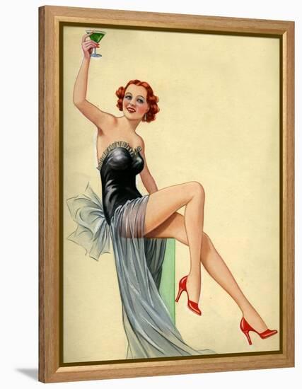 1940s UK Pin-Ups Poster-null-Framed Premier Image Canvas